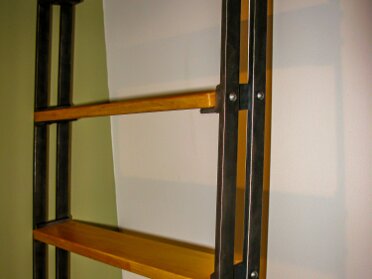 Guy Ladder A basic ladder design to a loft area. Wood was done by the customer.